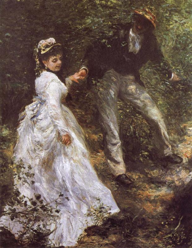 Pierre-Auguste Renoir The Walk oil painting picture